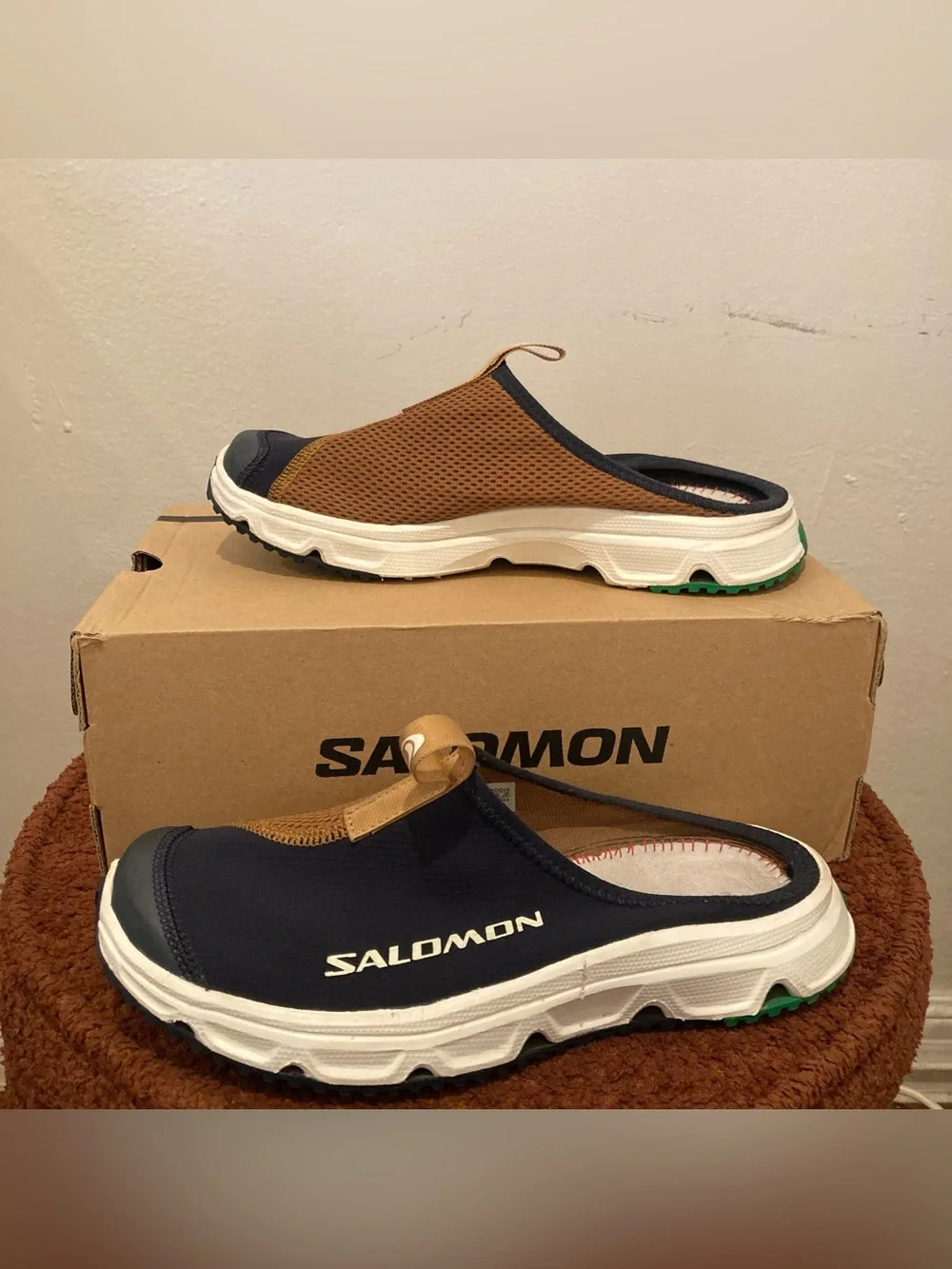 Salomon RX Slide 3.0 'Dark Sapphire & jolly green